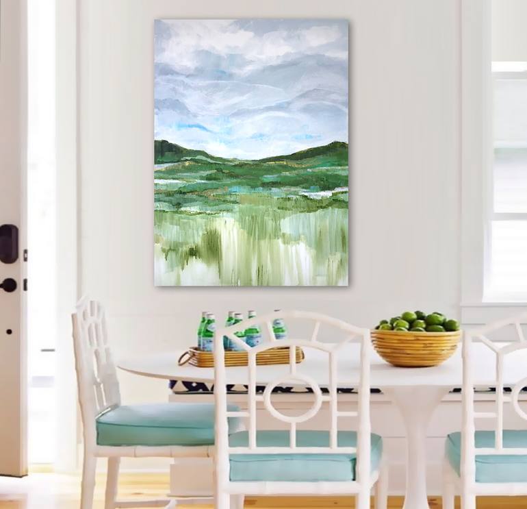 Original Abstract Landscape Painting by Linnea Heide