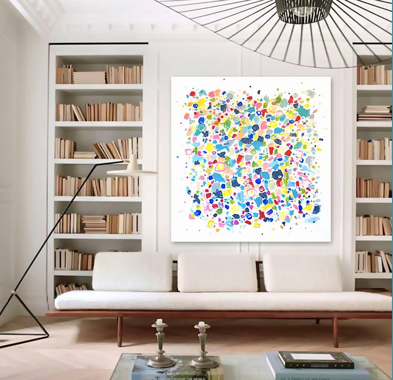 Original Abstract Expressionism Abstract Painting by Linnea Heide