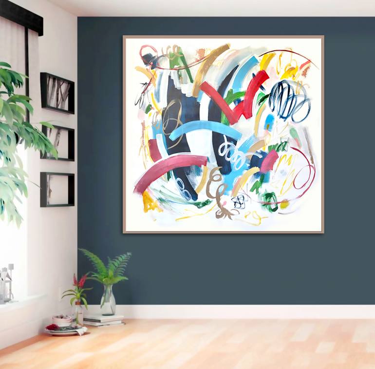 Original Abstract Painting by Linnea Heide