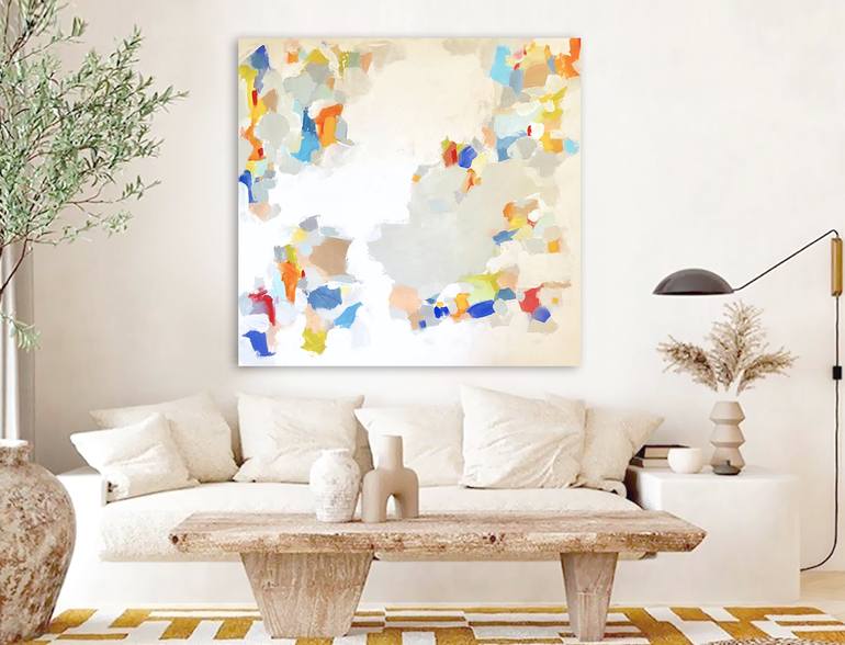 Original Abstract Expressionism Abstract Painting by Linnea Heide