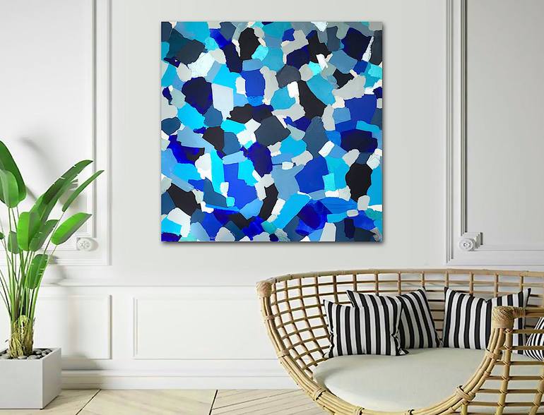 Original Abstract Expressionism Abstract Painting by Linnea Heide