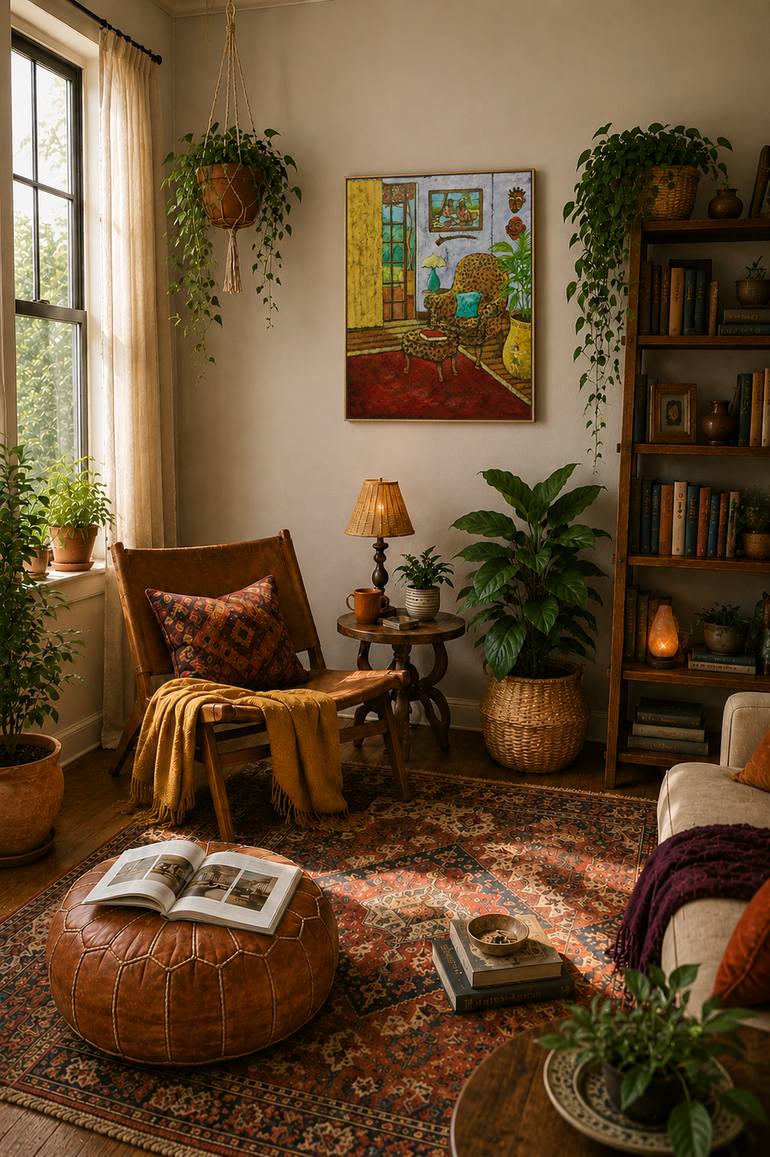 Original Impressionism Home Painting by Penny Forrest