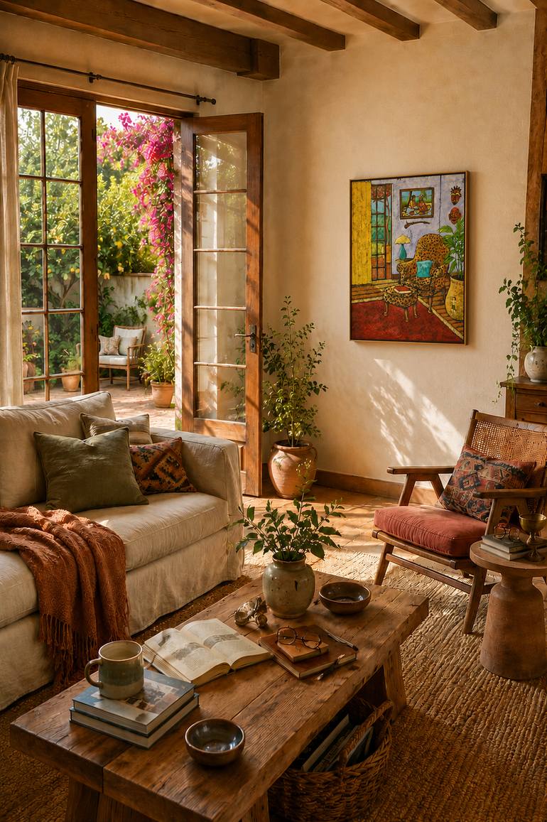 Original Impressionism Home Painting by Penny Forrest