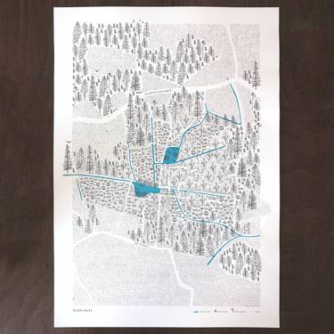Map of Hudelmoos - Limited Edition of 50 thumb