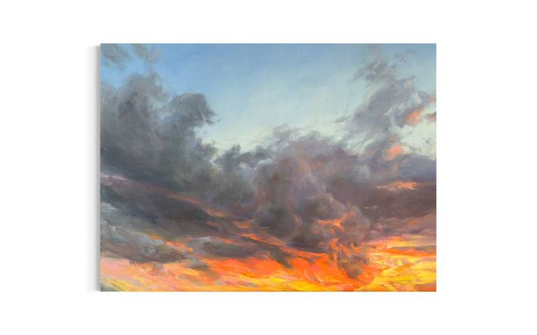 Original Abstract Landscape Painting by Valeria Yakymenko