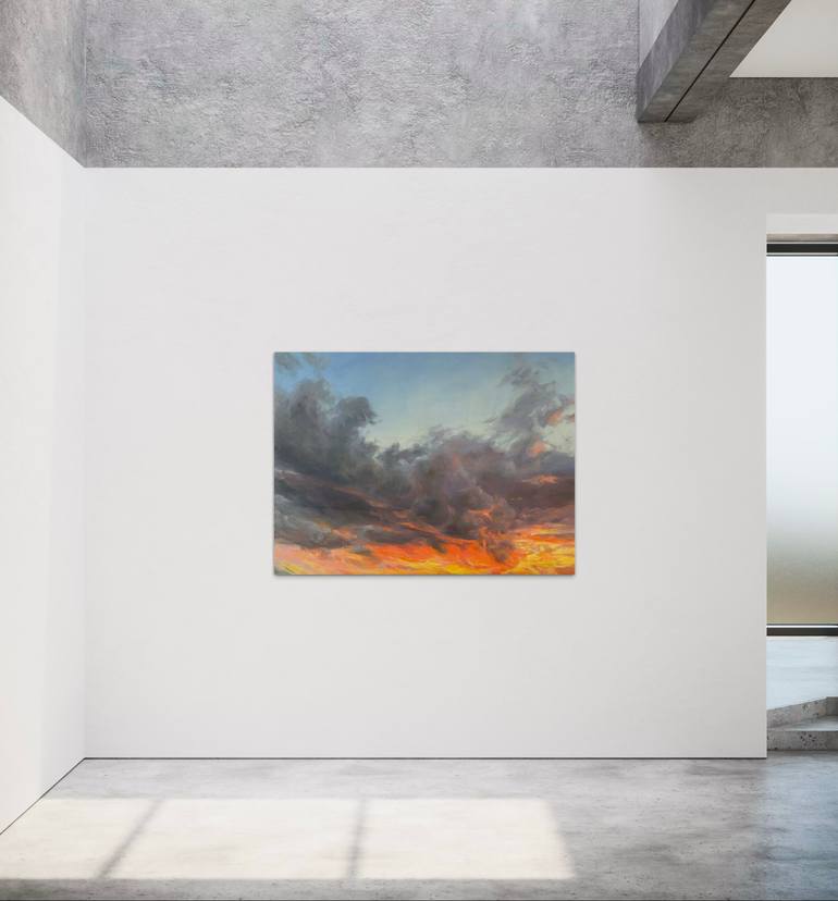 Original Abstract Landscape Painting by Valeria Yakymenko