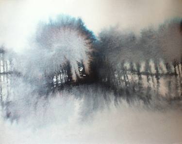 Original Abstract Landscape Drawings by Marta Vaneva