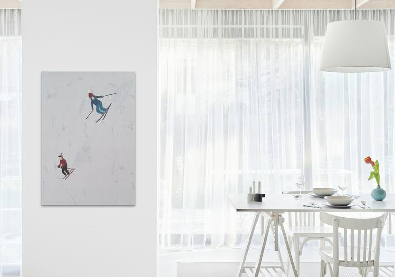 Original Abstract Sports Painting by Ani Petrosyan
