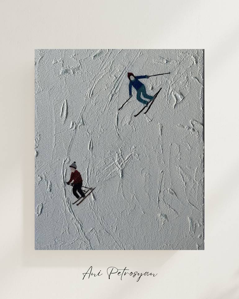 Original Abstract Sports Painting by Ani Petrosyan