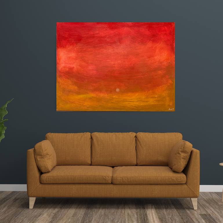 Original Minimalism Nature Painting by Ani Petrosyan