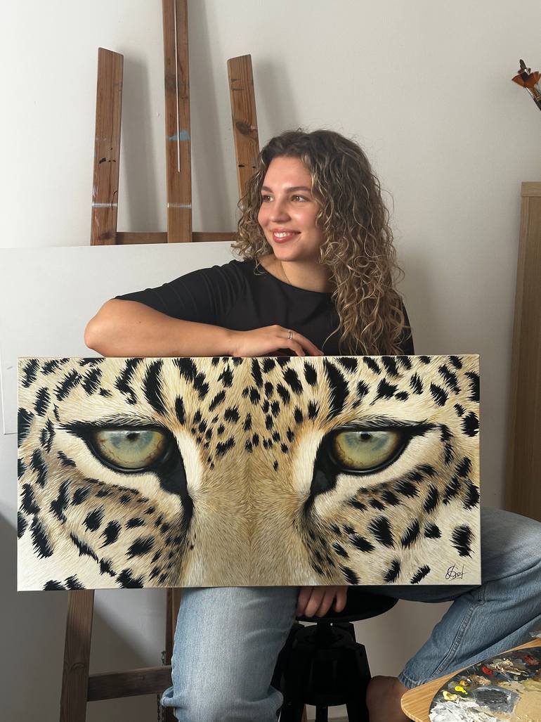 Original Realism Animal Painting by Kateryna Barbadin