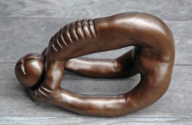 Original Abstract Nude Sculpture by Rein Nomm