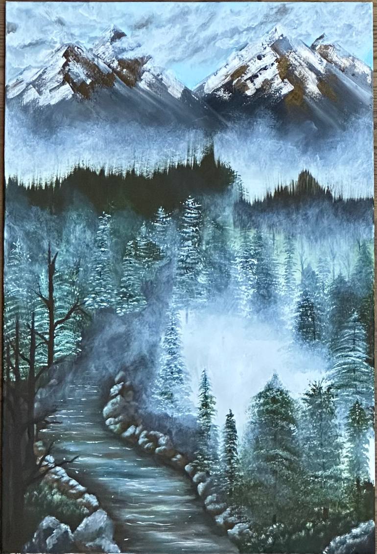 Original Realism Landscape Painting by Alissa M