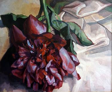 Print of Realism Floral Paintings by Valeria Duca
