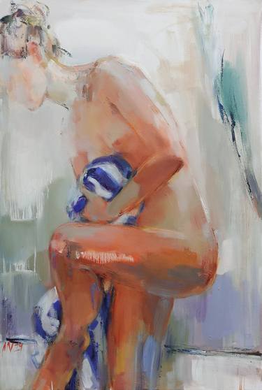 Original Figurative Nude Painting by Nelina Trubach-Moshnikova