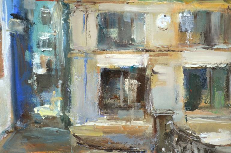 Original Contemporary Cities Painting by Nelina Trubach-Moshnikova