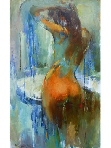 Print of Figurative Nude Paintings by Nelina Trubach-Moshnikova