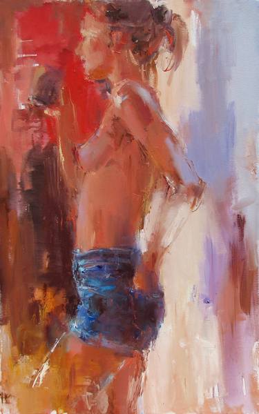 Print of Figurative People Paintings by Nelina Trubach-Moshnikova