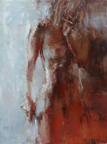 Original Expressionism Nude Paintings by Nelina Trubach-Moshnikova