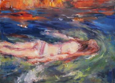 Original Beach Paintings by Nelina Trubach-Moshnikova