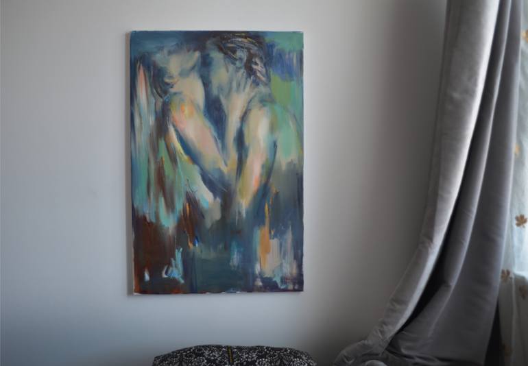 Original Fine Art Erotic Painting by Nelina Trubach-Moshnikova