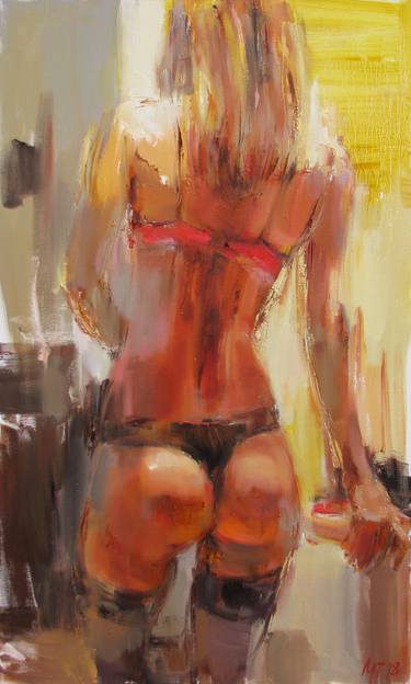 Original Nude Paintings by Nelina Trubach-Moshnikova