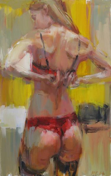 Print of Figurative Portrait Paintings by Nelina Trubach-Moshnikova