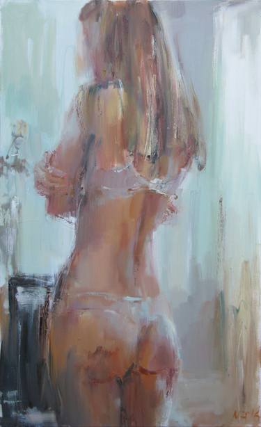 Print of Figurative Nude Paintings by Nelina Trubach-Moshnikova