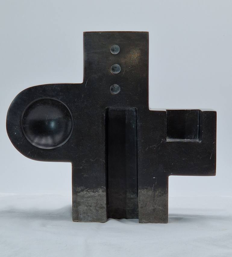 Original Cubism Abstract Sculpture by Pedro Paredes Carcelen