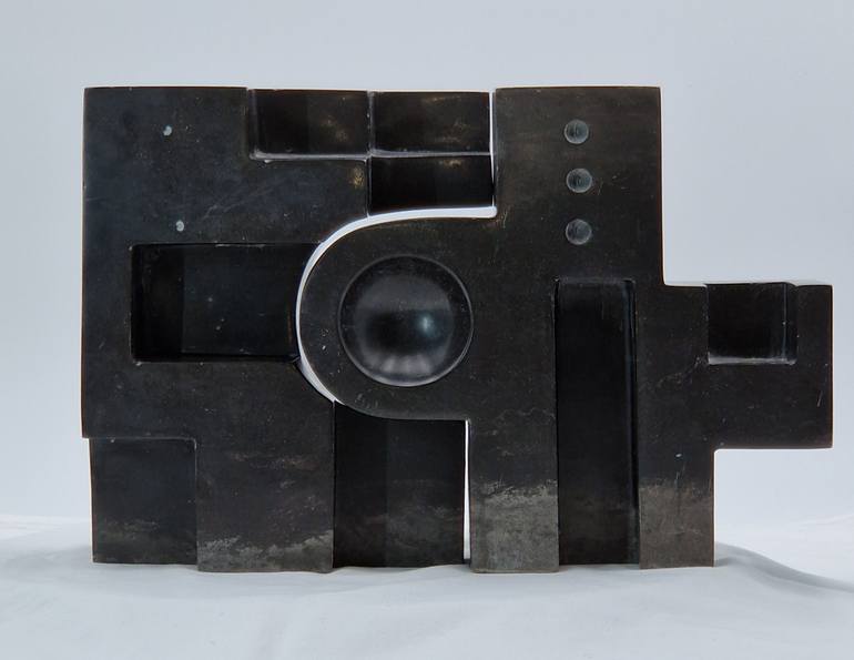 Original Cubism Abstract Sculpture by Pedro Paredes Carcelen