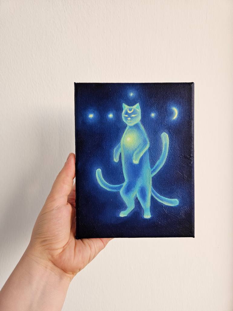 Original Symbolism Animal Painting by Svetlana Shmachkova