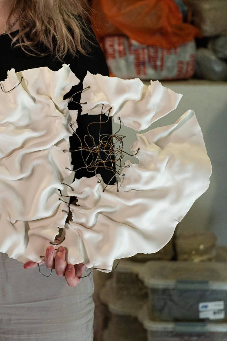 Original Art Deco Abstract Sculpture by Polina Zolotukhina