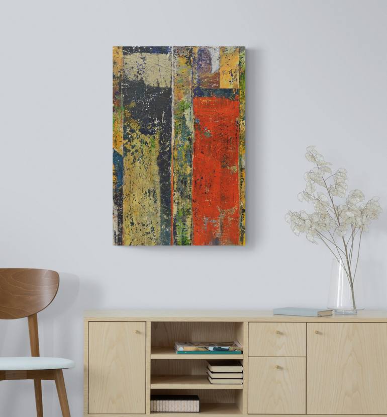 Original Abstract Expressionism Abstract Painting by Bill Gingles