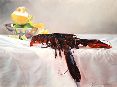 Original Realism Animal Painting by Guy-Anne Massicotte