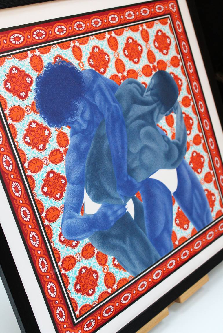 Original Figurative Men Drawing by Marie Casays