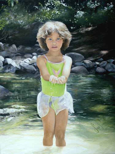 Original Realism People Paintings by Soosan Suryawan