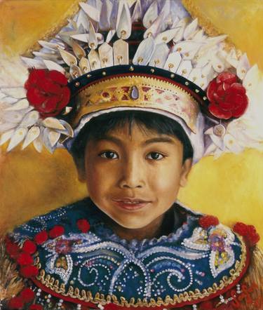 Original Realism World Culture Painting by Soosan Suryawan