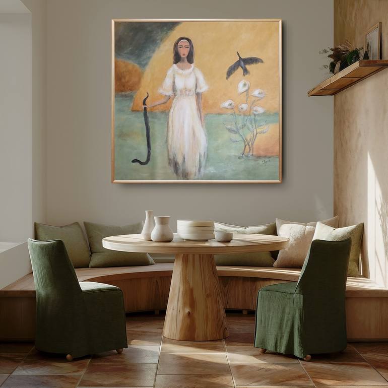 Original Contemporary Women Painting by Olga Tsyhypko