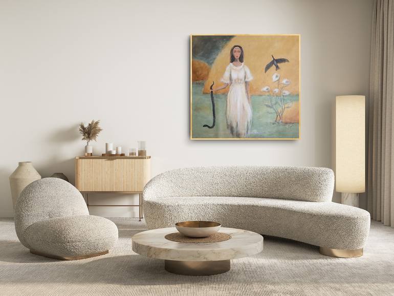 Original Contemporary Women Painting by Olga Tsyhypko