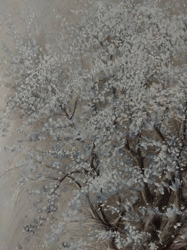 Original Realism Nature Drawing by Omer Ertugrul