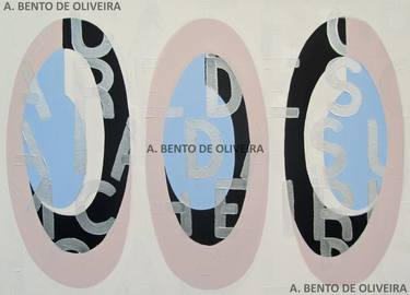 Original Abstract Performing Arts Paintings by Agostinho Manuel Bento de Oliveira