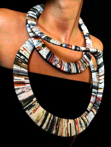 Original Fashion Collage by LernieS Contemporary Jewelry