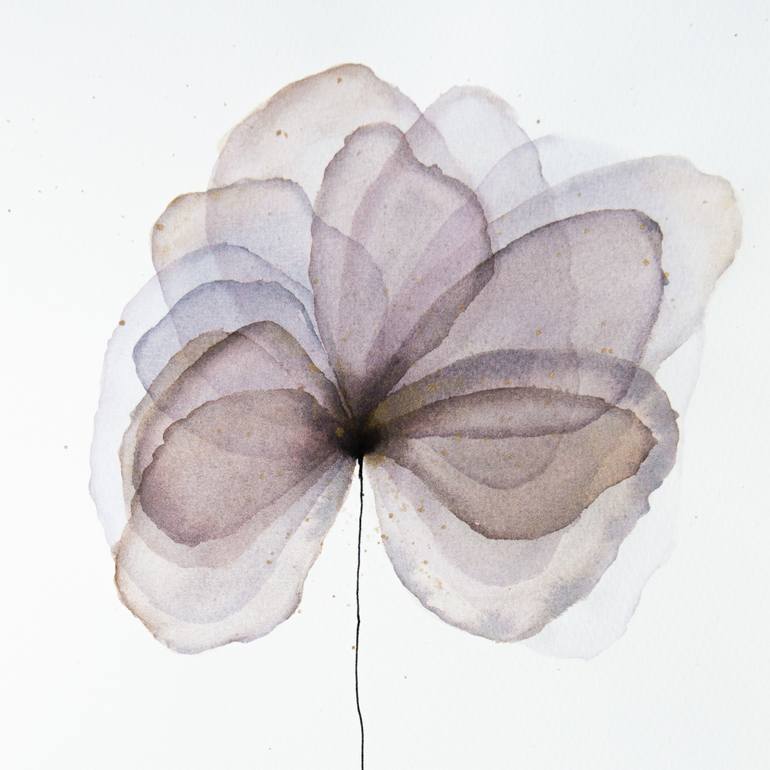 Original Abstract Floral Painting by Iryna Kirpisheva