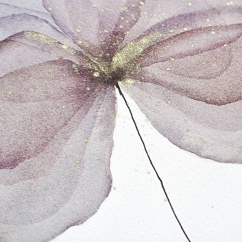 Original Abstract Floral Painting by Iryna Kirpisheva
