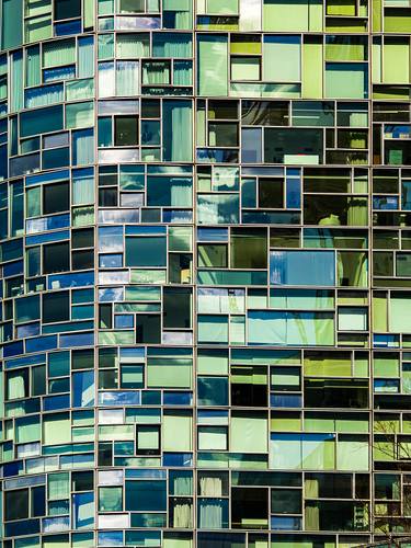 Original Abstract Architecture Digital by Elizabeth Holmes