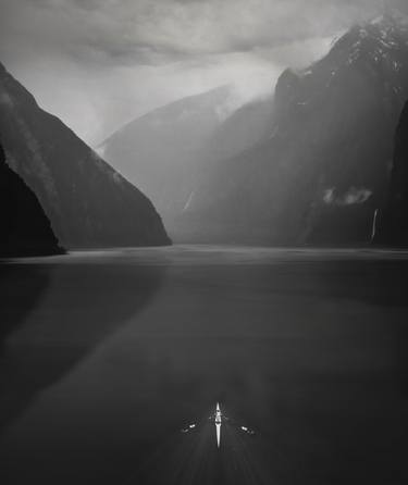 Rowing - Milford Sound, New Zealand - Limited Edition 1 of 1 thumb