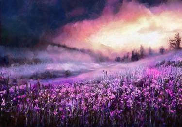 Wild Lavender in Terrington, England - Limited Edition of 1 thumb