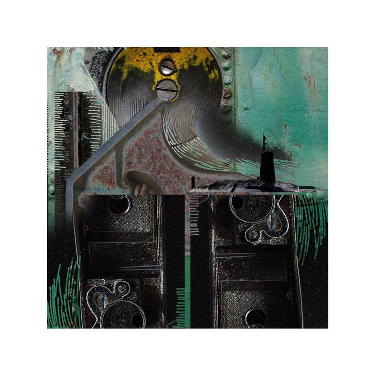 Original Conceptual Abstract Printmaking by Glen Coutts