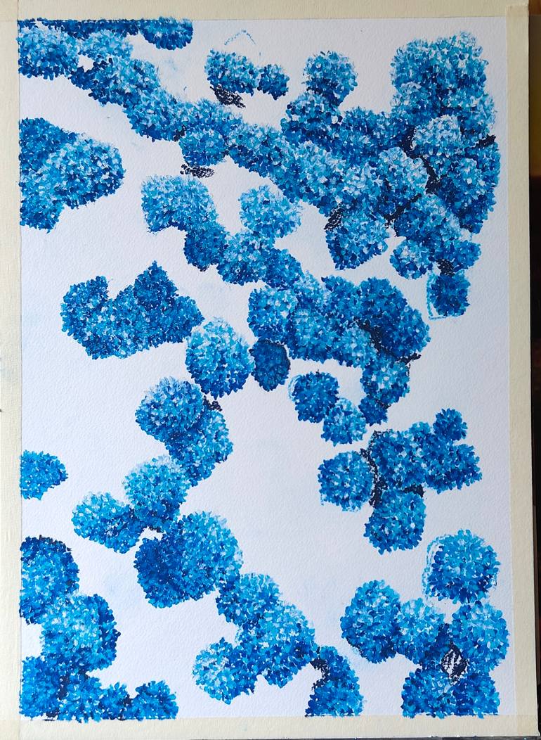 Original Impressionism Floral Painting by Sneha Halder