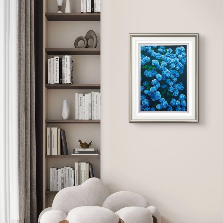 Original Impressionism Floral Painting by Sneha Halder
